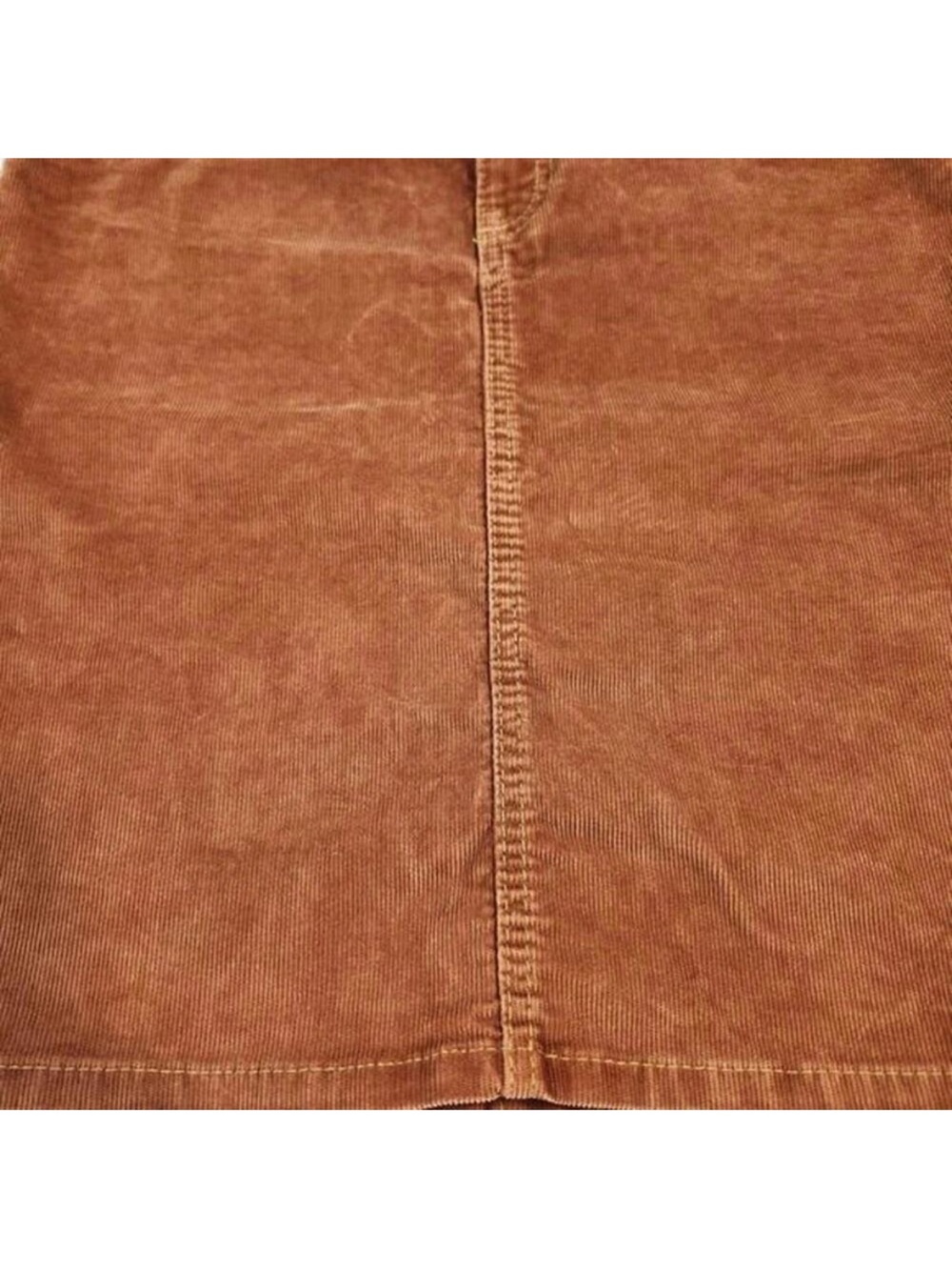 Gap 1969 Vintage Rust Corduroy Mini Skirt - Picture 4 of 9